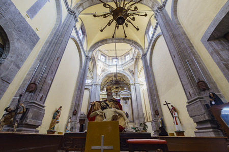 Mexico City, FEB 17: The historical church - Iglesia De La Salud on FEB 17, 2017 at Mexico Cityのeditorial素材