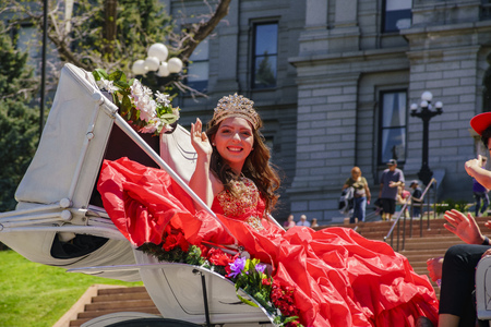 Denver, MAY 8: The famous Cinco de Mayo Parade on MAY 8, 2017 at Denver, Coloradoのeditorial素材