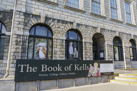 Dublin MAY 2: Beautiful scene of Trinity College on MAY 2, 2017 at Dublin, Irelandのeditorial素材