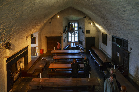 Clare, MAY 7: Interior view of the historical Bunratty Castle & Folk Park on MAY 7, 2017 at County Clare, Irelandのeditorial素材