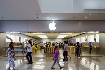 Glendale Galleria, MAY 28: The Apple store at Glendale Galleria on MAY 28, 2017 at Glendale...