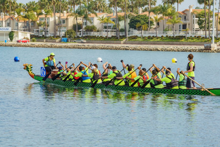 Long Beach, APR 23: Dragon Boat Festival on APR 23, 2017 at Long Beach, California