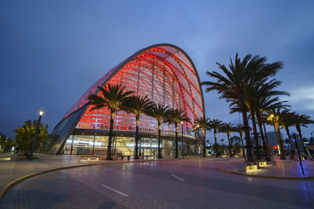 Anaheim, JUN 3: The Anaheim Regional Intermodal Transit Center on JUN 3, 2017 at Anaheim, Californiaのeditorial素材