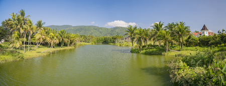 The beautiful villahome -Yunshanshui at Hualien, Taiwanのeditorial素材