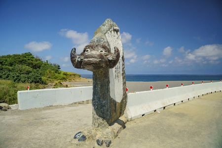 The famous cow mountain of Hualien, Taiwanのeditorial素材