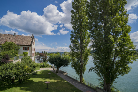 The beautiful Stein am Rhein is a historic town and a municipality in the canton of Schaffhausen in Switzerlandのeditorial素材