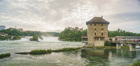 Werner Mandli AG at Rhine Falls area, Zurich, Switzerlandのeditorial素材