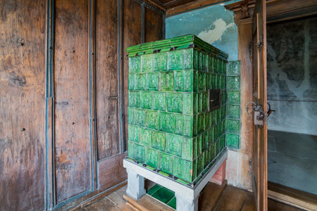 Schaffhausen, JUL 15: Interior view of the Former Minster St. Georg. The beautiful Stein am Rhein is a historic town and a municipality in the canton of Schaffhausenon JUL 15, 2017 at Switzerlandのeditorial素材