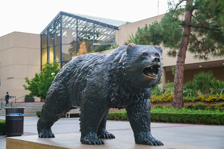 Westwood, JUN 21: UCLA Bruin Statue on JUN 21, 2017 at Westwood, Los Angeles County, California, United Statesのeditorial素材