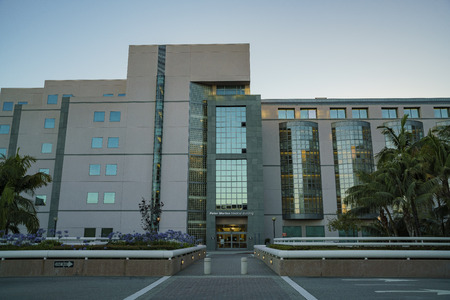 Westwood, JUN 21: UCLA Children's Health Center of the UCLA Medical Plaza symbol on JUN 21, 2017 at Westwood, Los Angeles County, California, United Statesのeditorial素材