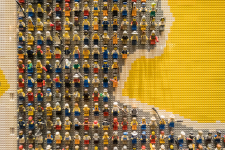Anaheim, NOV 11: Lego store in the famous Downtown Disney District, Disneyland Resort on NOV 11,...