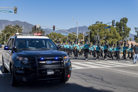 Arcadia, NOV 19: The famous Arcadia Festival of Bands parade on NOV 19, 2017 at Arcadia, Los Angeles County, California, United Statesのeditorial素材