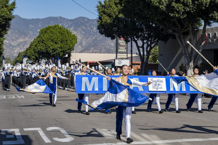 Arcadia, NOV 19: The famous Arcadia Festival of Bands parade on NOV 19, 2017 at Arcadia, Los Angeles County, California, United Statesのeditorial素材