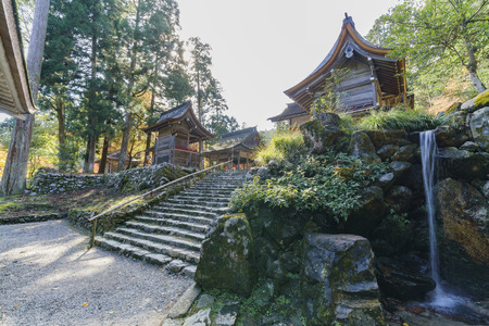 Otsu, NOV 23: Beautiful fall color of Hiyoshi Taisha on NOV 23, 2017 at Otsu, Shiga, Japanのeditorial素材
