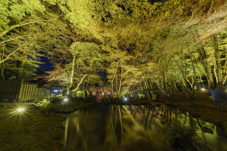 night scene of Daigo-ji at Kyoto, Japanのeditorial素材
