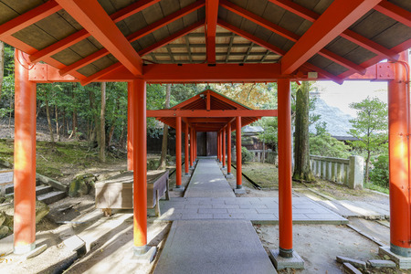 Omi Jingu at Otsu, Shiga prefectures, Japanのeditorial素材