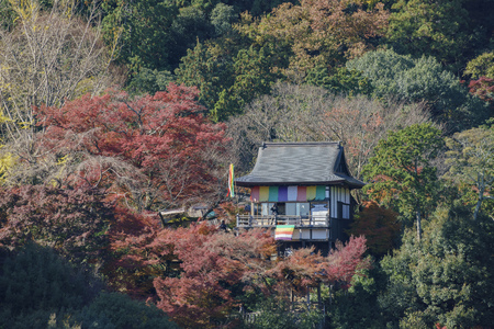 Aerial view at Arashiyama, Kyoto, Japanのeditorial素材