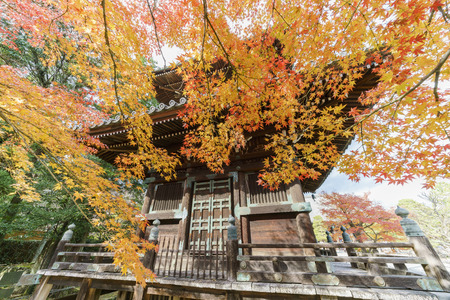 scenery of Seiryo-ji, Kyoto, Japanのeditorial素材