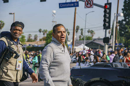 Los Angeles, JAN 15: The famous Kingdom Day Parade on JAN 15, 2018 at Los Angeles, Californiaのeditorial素材