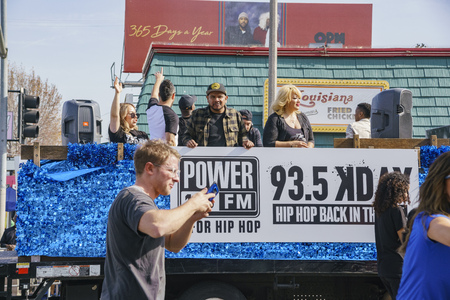 Los Angeles, JAN 15: The famous Kingdom Day Parade on JAN 15, 2018 at Los Angeles, Californiaのeditorial素材