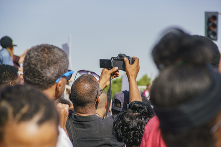 Los Angeles, JAN 15: The famous Kingdom Day Parade on JAN 15, 2018 at Los Angeles, Californiaのeditorial素材