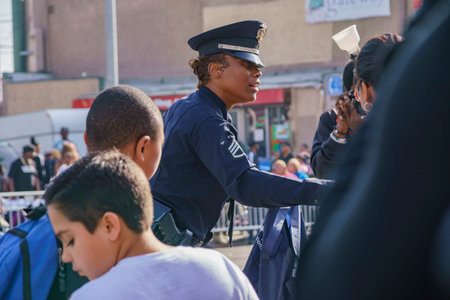 Los Angeles, JAN 15: The famous Kingdom Day Parade on JAN 15, 2018 at Los Angeles, California