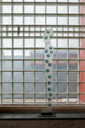 New Orleans, FEB 25: Interior view of the beautiful Ogden Museum on FEB 25,2018 at New Orleans,...