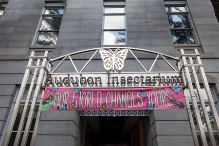New Orleans, FEB 21: Exterior view of Audubon Insectarium on FEB 21,2018 at New Orleans, Louisianaのeditorial素材