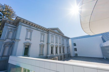 Sacramento, FEB 21: Interior view of the Crocker Art Museum on FEB 21, 2018 at Sacramento, Californiaのeditorial素材
