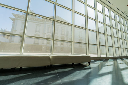 Sacramento, FEB 21: Interior view of the Crocker Art Museum on FEB 21, 2018 at Sacramento,...