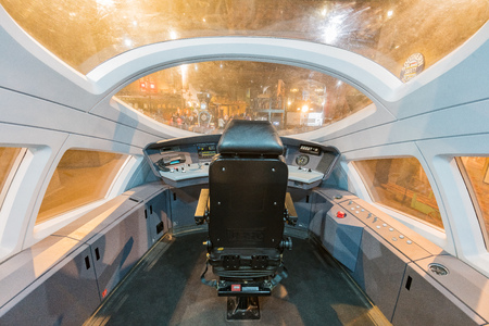 Exterior view of the California State Railroad Museum at Sacramento, Californiaのeditorial素材