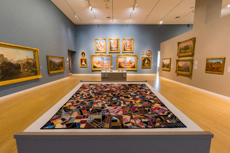 Sacramento, FEB 21: Interior view of the Crocker Art Museum on FEB 21, 2018 at Sacramento, Californiaのeditorial素材