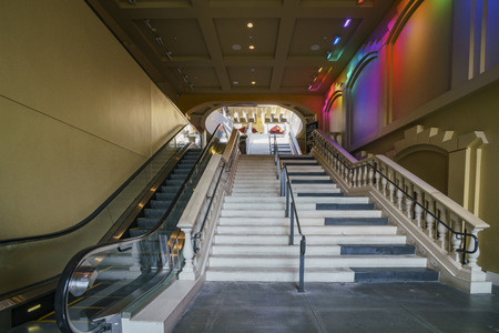 Los Angeles, JUN 23: Dolby Theatre of the famous Hollywood area on JUN 23, 2017 at Los Angeles, Californiaのeditorial素材
