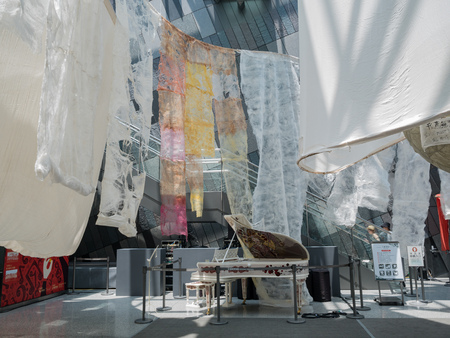 Yilan, MAY 24: Interior view of the beautiful Lanyang Museum on MAY 24, 2018 at Toucheng Township, Yilan, Taiwanのeditorial素材