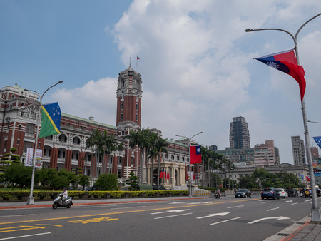 Taipei, MAY 22: Exterior view of the Office of the President Republic of China on MAY 22, 2018 at Taipei, Taiwanのeditorial素材