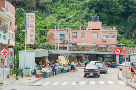 Matsu, JUN 2: The temporary Jieshou Shizi Market on JUN 2, 2018 at Matsu, Taiwanのeditorial素材
