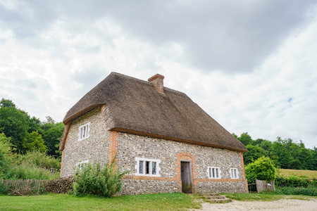 Chichester, JUN 8: Special old house and life display in Weald & Downland Living Museum on JUN 8, 2017 at Chichester, United Kingdomのeditorial素材