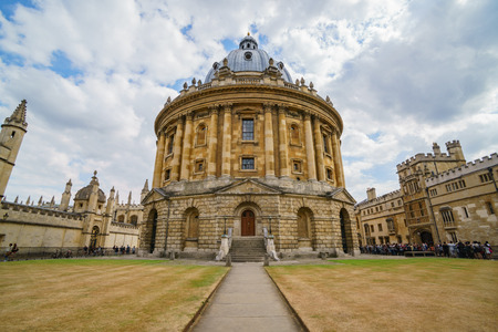 Oxford, JUL 9: Exterior view of the historical Radcliffe Camera on JUL 9, 2017 at Oxford, United Kingdomのeditorial素材