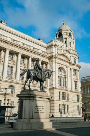 London, APR 15: Exterior view of the Old War Office Building on APR 15, 2018 at London, United Kingdomのeditorial素材