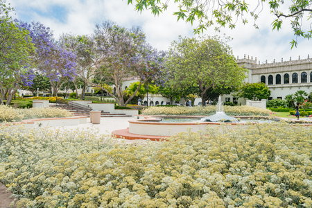 San Diego, JUN 27:  Colachis Plaza of University of San Diego on JUN 27, 2018 at San Diego,...