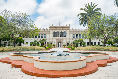 San Diego, JUN 27:  Hughes Administration Center of University of San Diego on JUN 27, 2018 at San...