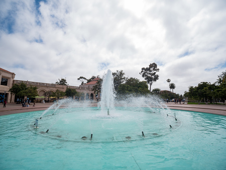 San Diego, JUN 27: The   historical Balboa Park on JUN 27, 2018 at San Diego, Californiaのeditorial素材