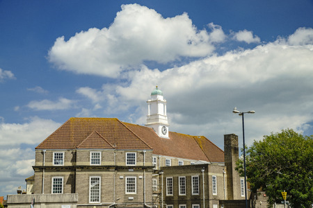 Exterior view of the Bognor Regis Town Council at United Kingdomのeditorial素材