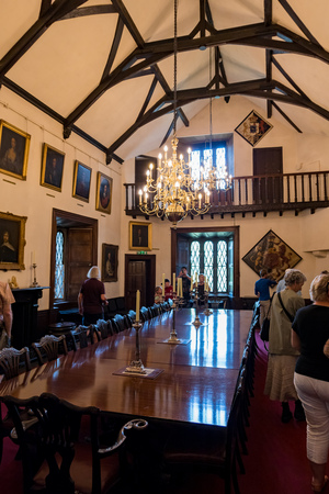 Malahide, JUN 30: Interior view of the Malahide Castle & Gardens on JUN 30, 2018 at Malahide, near Dublin, Irelandのeditorial素材