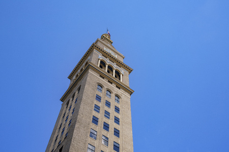 The historical Daniels and Fisher Tower at Denver, Coloradoのeditorial素材
