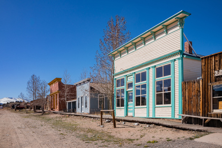 The historical South Park City at Fairplay, Coloradoのeditorial素材