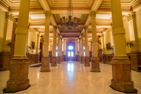 Denver, MAY 8: Interior view of the historical Colorado State Capitol on MAY 8, 2017 at Denver, Coloradoのeditorial素材