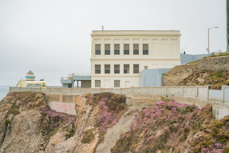 San Francisco, MAY 22: The historical Cliff House and Camera Obscura on MAY 22, 2017 at San Francisco, Californiaのeditorial素材