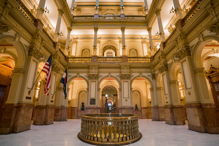 Denver, MAY 8: Interior view of the historical Colorado State Capitol on MAY 8, 2017 at Denver, Coloradoのeditorial素材