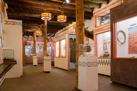 Manitou Springs, MAY 4: Interior view of the special Manitou Cliff Dwellings museum on MAY 4, 2017 at Manitou Springs, Coloradoのeditorial素材